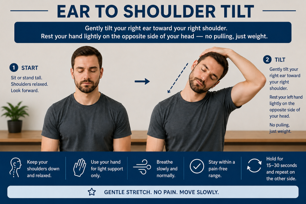 Ear to shoulder tilt